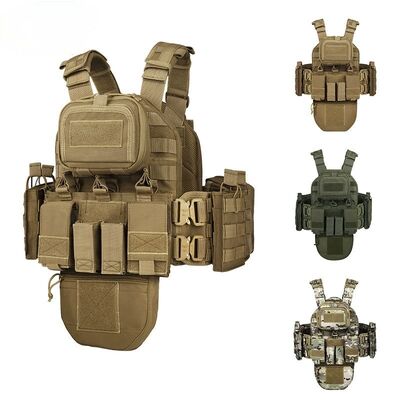 Multi Mission Combat Body Armor Tactical Training Vest 1000D Outdoor Bulletproof Vests