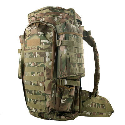 Ventilated Lightweight Tactical Backpack Waterproof Outdoor Backpack 75L Expandable For Hunting